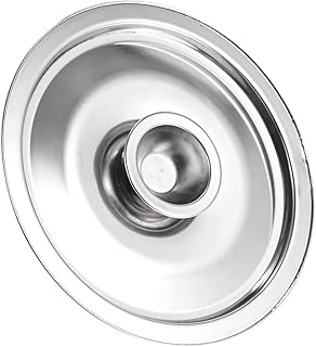 Operitacx Frying Pan Lid 14cm Stainless Steel Seasoning Pot Cover Pot Lid Universal Pan Lid Cooking Pot Covers Cookware Lid Replacement for Seasoning Pot Skillets Accessories