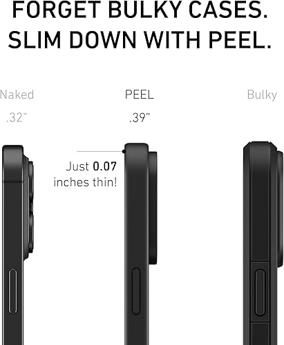 Miniatura 6 de PEEL Funda magnética compatible con iPhone 15 Pro (negro)  Imán compatible con MagSafe integrado, diseño minimalista fino  Protege y exhibe tu