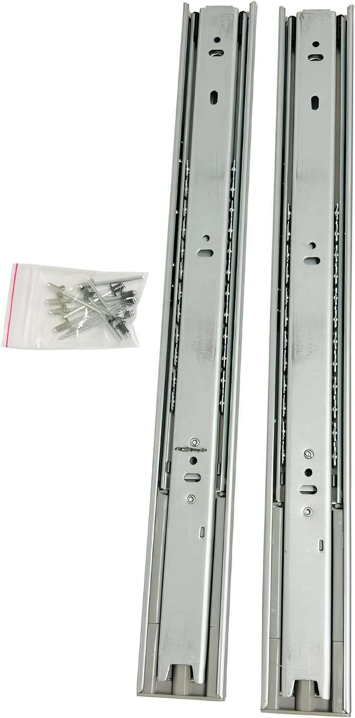 14-46-1285 Drawer Slide Kit Compatible with Milwaukee 48-22-8510 48-22-8520 - Fits 46" 16-Drawer Steel Storage Cabinet & Chest Combo