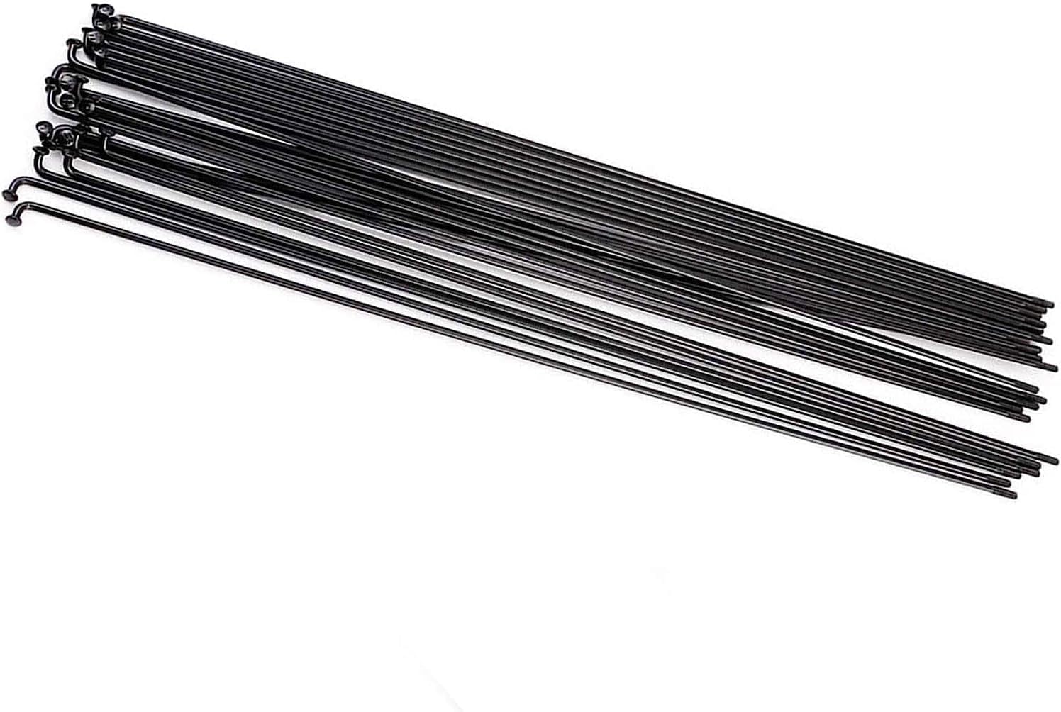 Bicycle Spokes,Spokes Bike Parts, 36pcs Bike Spoke 14G J Bend Steel with Nipples 170mm-294mm (Color : 268mm, Size : 290mm) (Color : 292mm, Size : 290mm)