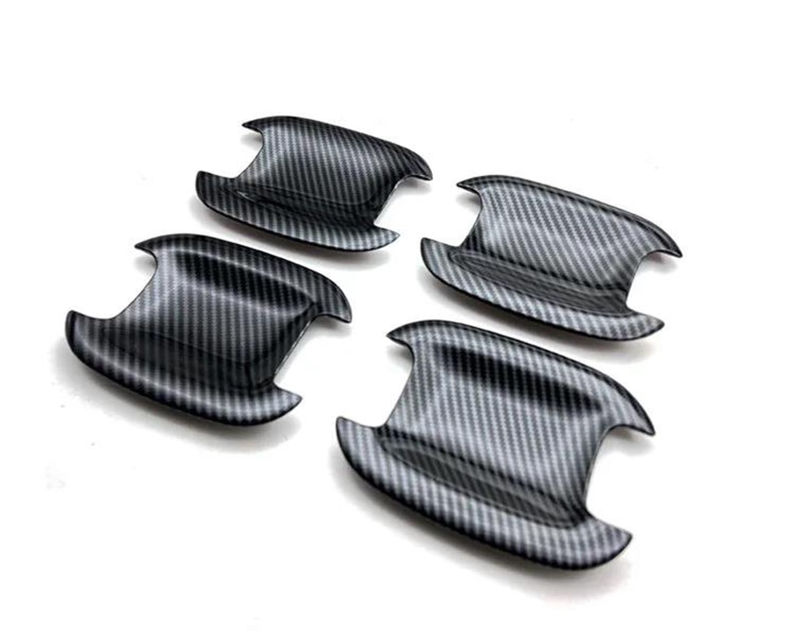JTWMTY for Ford 2021 2022 for Bronco Sport Modified Exterior Handle Door Bowl Protective Cover Accessories(Carbon Fiber Style)