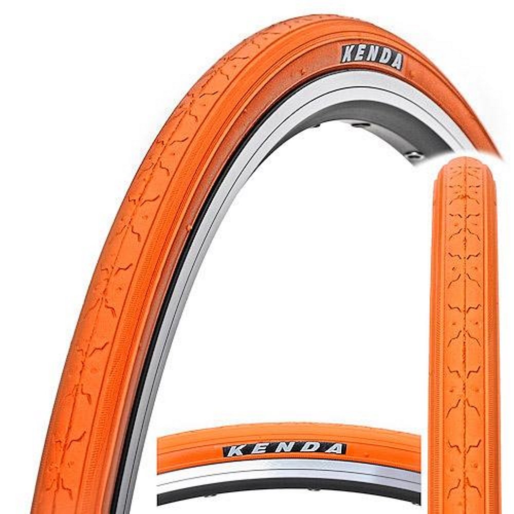 KENDA K152 Fahrradreifen, Fixed Fear, Fixie, Single Speed, Rennrad, Track Bike Reifen (Orange) Sport & Freizeit