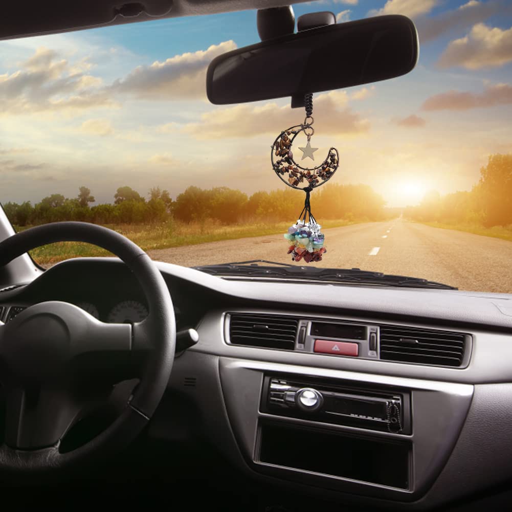 Teksome Auto Hanger | Swingende Eend voor Achteruitkijkspiegel - Dieren Hanger Decoraties, Auto Interieur Accessoires Auto Charm
