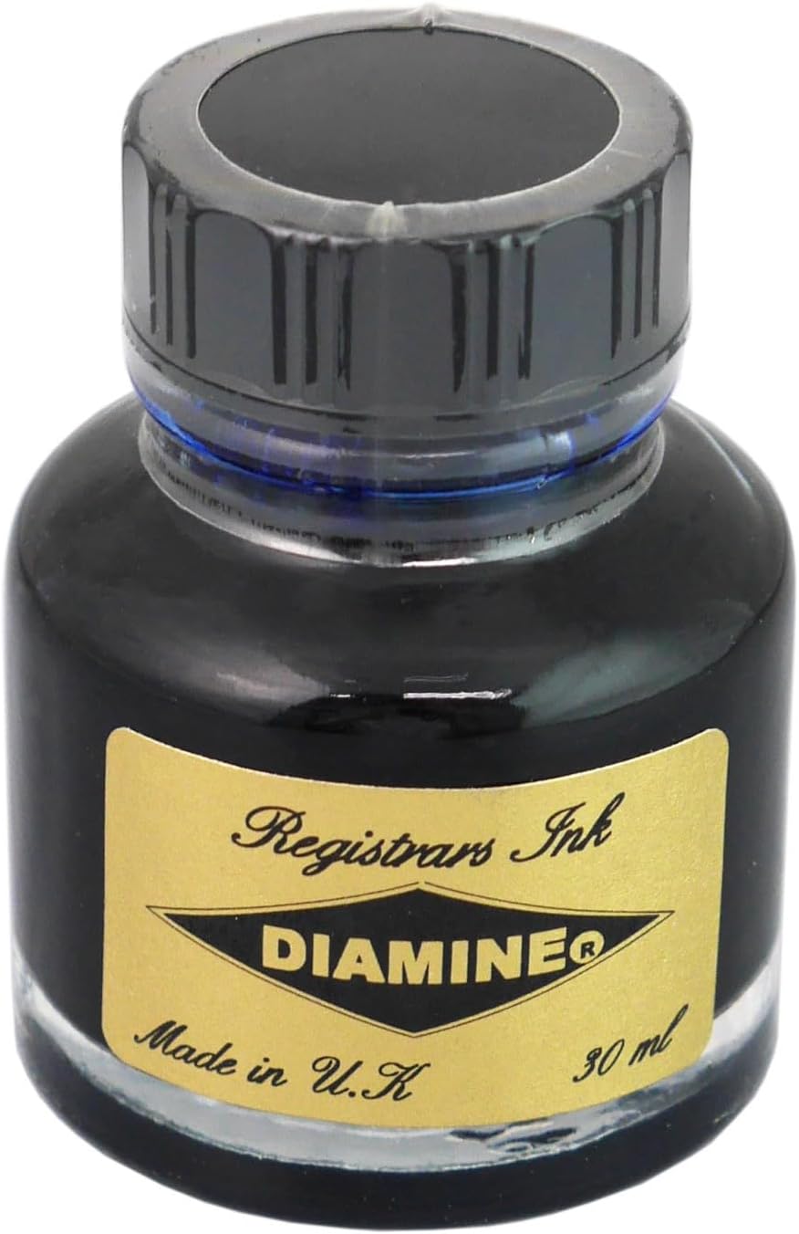 Diamine Registrar's Bottled Ink 30ml - Blue/Black