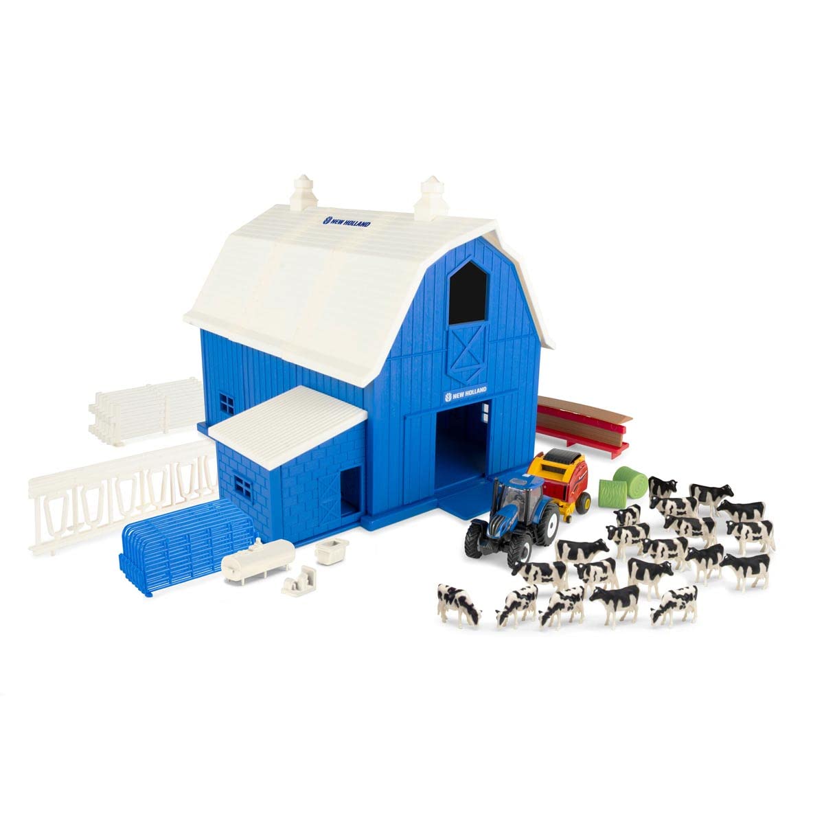 Amazon.com: ERTL 1/64 Special Edition New Holland Dairy Barn Set