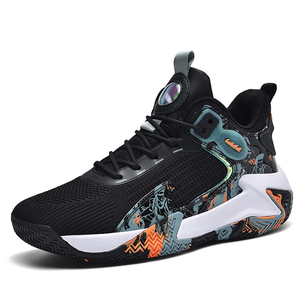 Zapatos de Baloncesto de Alto Rendimiento: Parte Superior de Malla, Suela Ondulada de Color Verde neón, amortiguación Ligera | Entrena y domina en Cualquier cancha