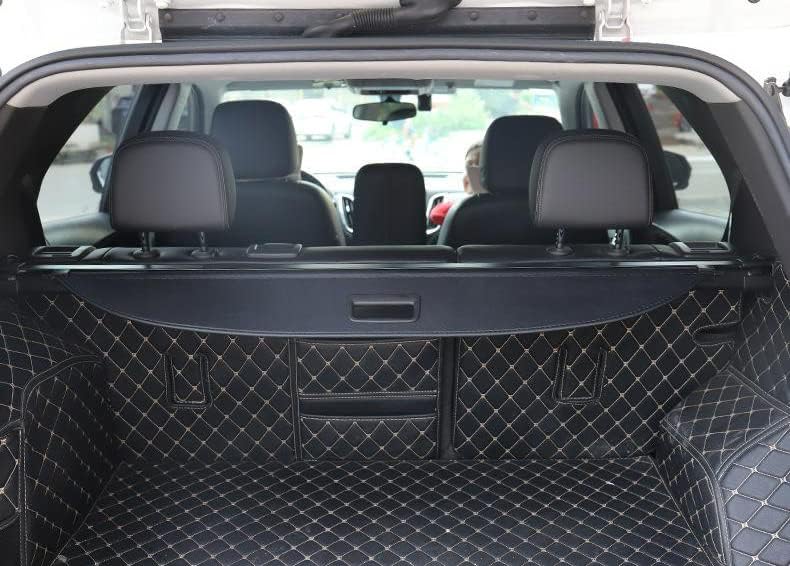 HIGH FLYING for Kia EV6 2022 2023 2024 2025 Car Accessories Retractable Rear Boot Trunk Cargo Cover Security Shade Aluminum Alloy with Cloth A Set (Carbon Style)