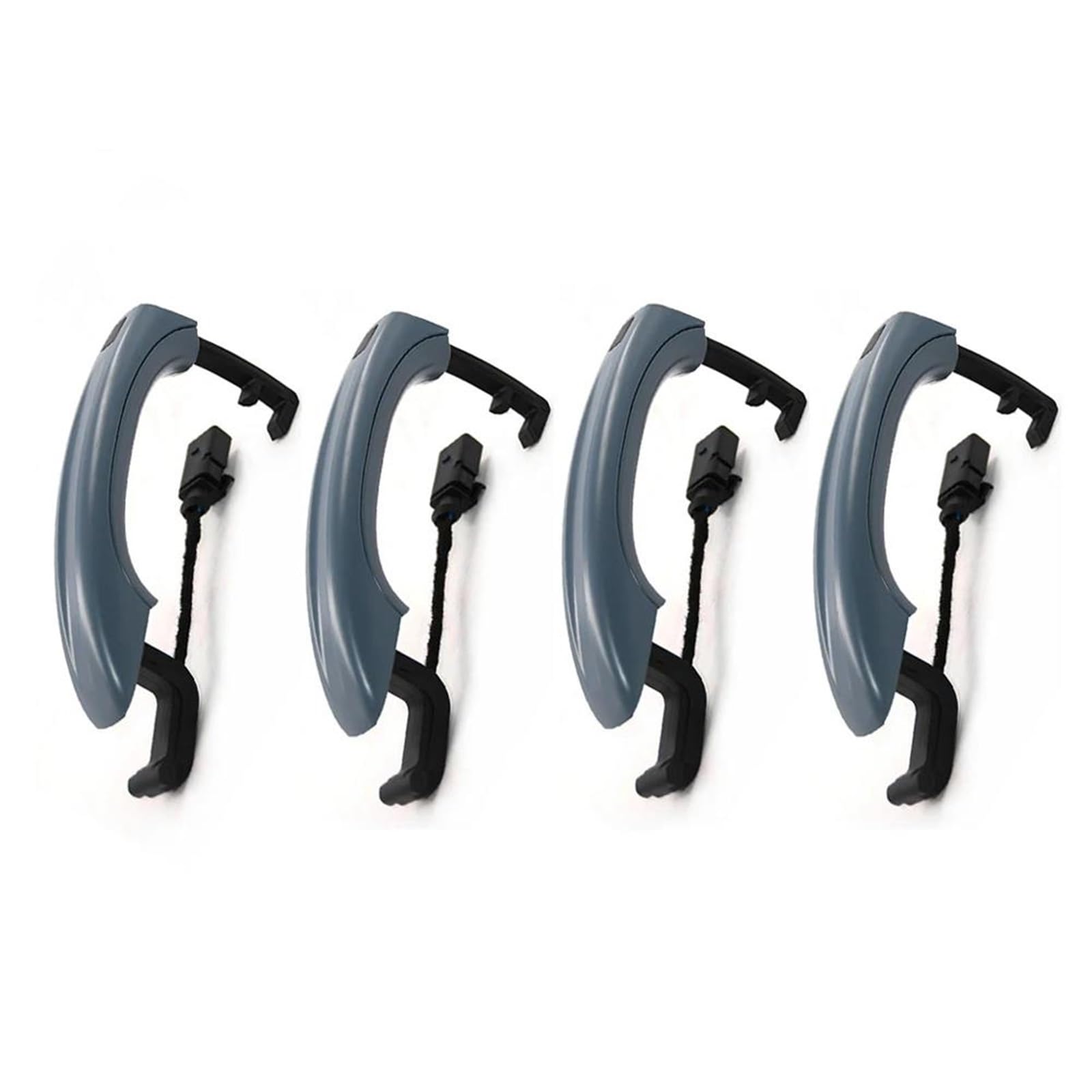 GETPZPZHMQ Car Exterior Door Handles for Q7 2007-2015 4L0837205A 4L0837205B 4L0837207A 4Pcs Car Door Handle(B)