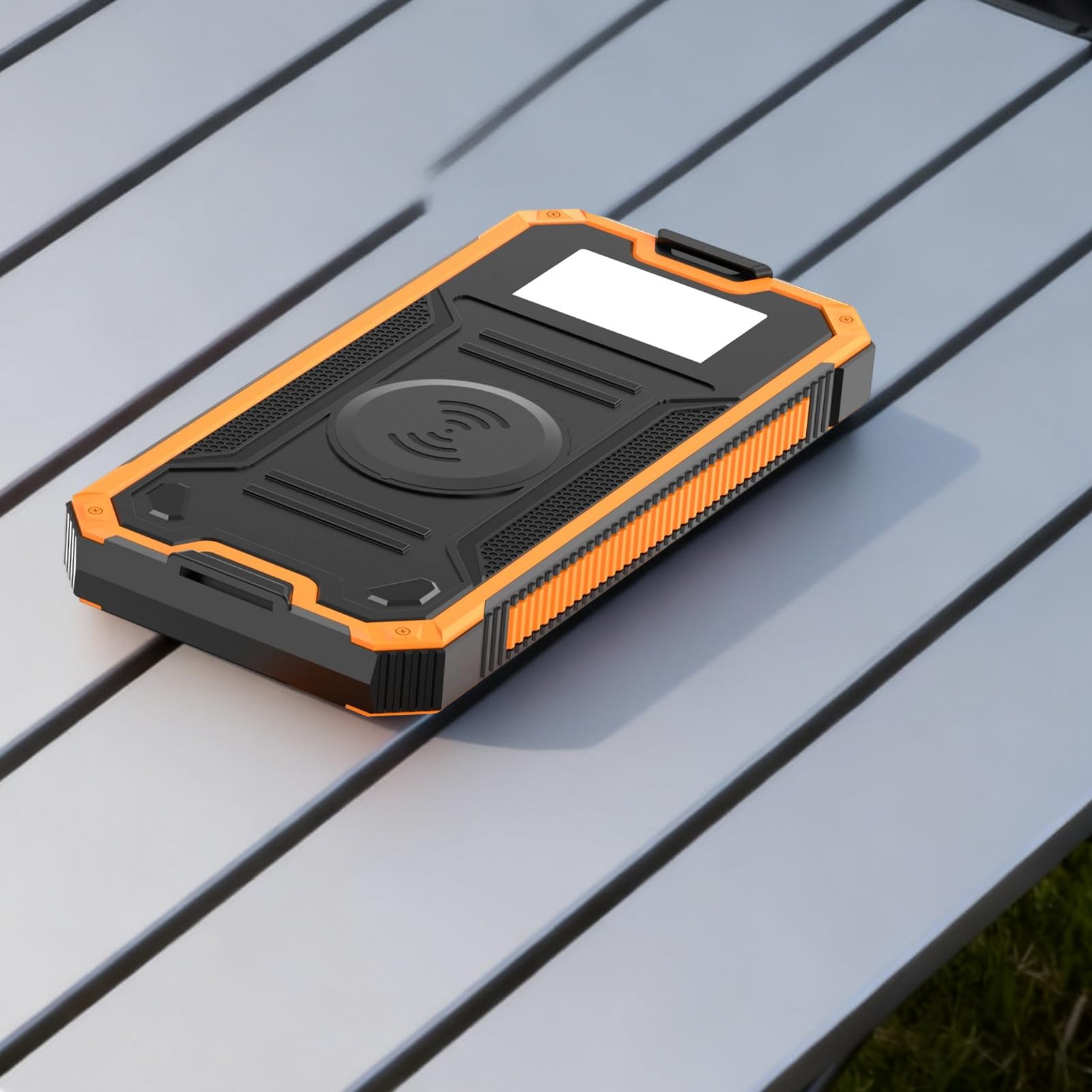 Panneau Solaire Power Bank Ports USB avec Lampe De Poche