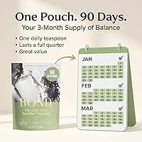 Vista 7 de Bond Mio-inositol y D-quiro-inositol en polvo – Suplemento de equilibrio hormonal, regularidad del ciclo y soporte ovárico para mujeres – Fórmula