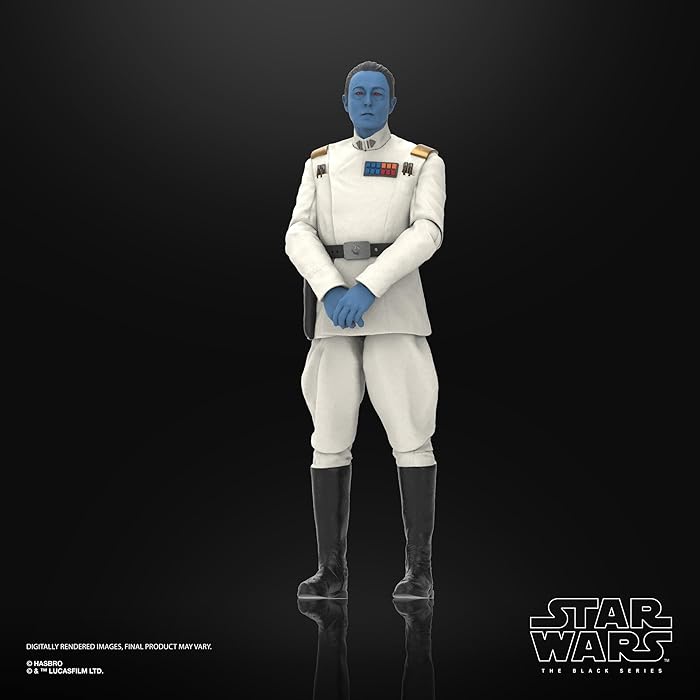 Hasbro G0021 Star Wars The Black Series—Grand Admiral Mitth'raw'nuruodo(core name Thrawn)(Star Wars : Ahsoka Tano)