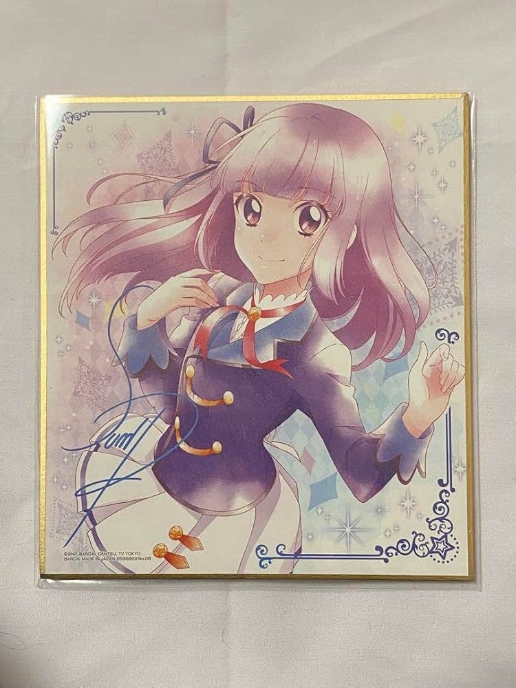 アイカツ 氷上スミレ 入場者特典 サイン入り 劇場版アイカツ プリパラ入場特典 カード 氷上スミレ サイン入り