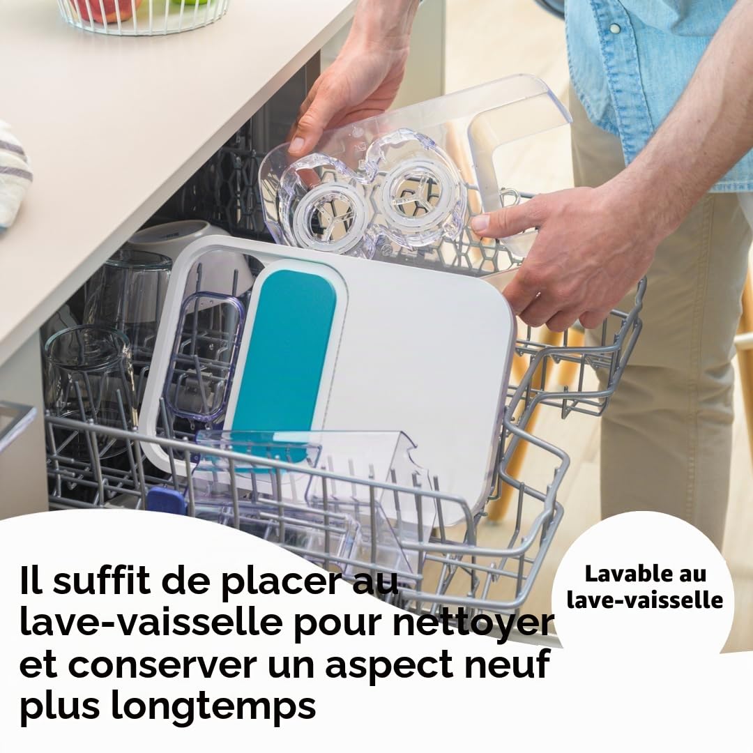 Aqua Optima LAICA - Réservoir d'eau filtré 8,2 l avec 6 filtres pour réfrigérateur ou countertop WD1001