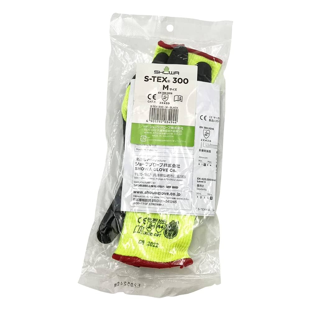 Amazon | ショーワグローブ【耐切創手袋】S-TEX300 Mサイズ 1双