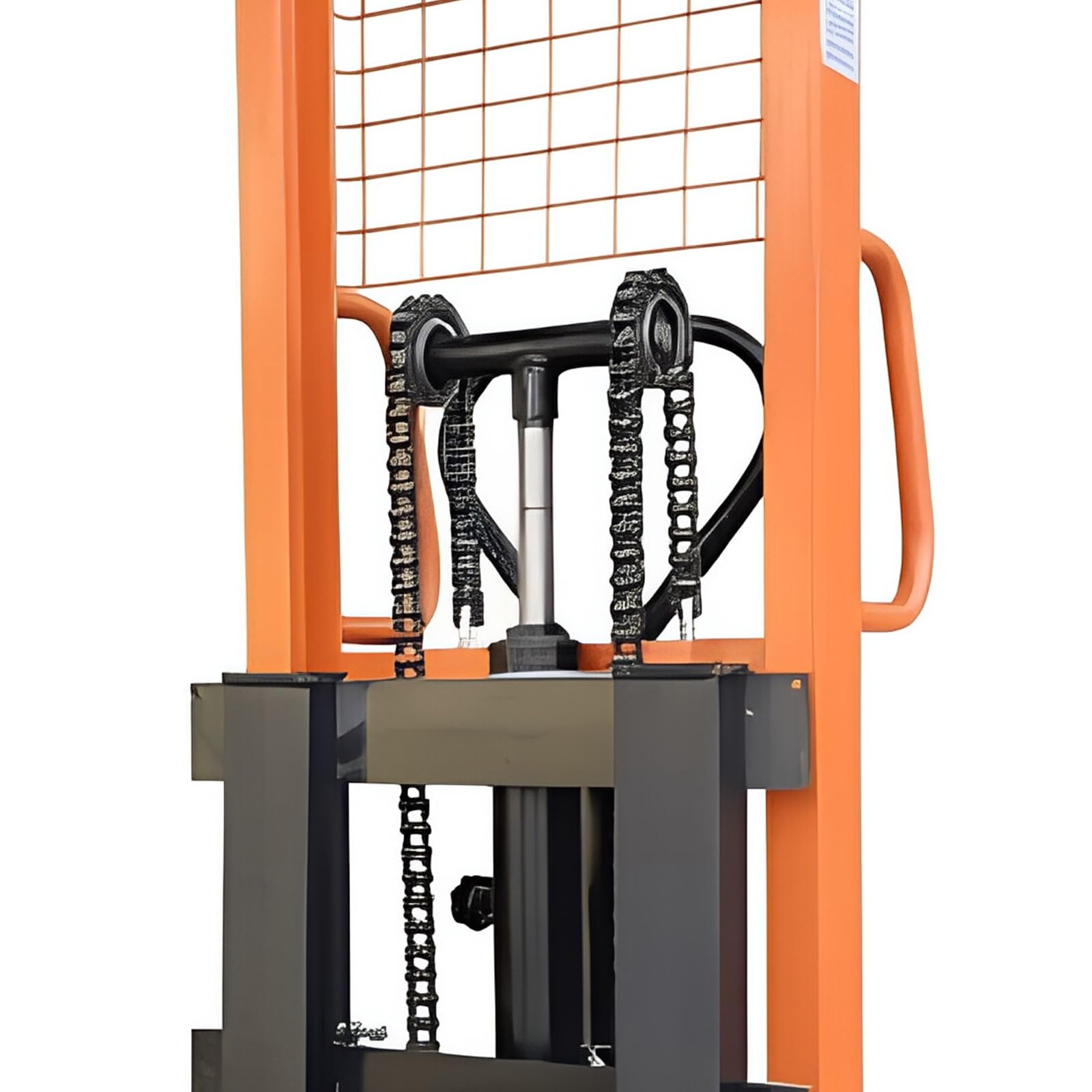 Transpallet Manuale Carrello elevatore Idraulico for Pallet con impilatore Manuale da 500 kg for corridoi di Magazzino