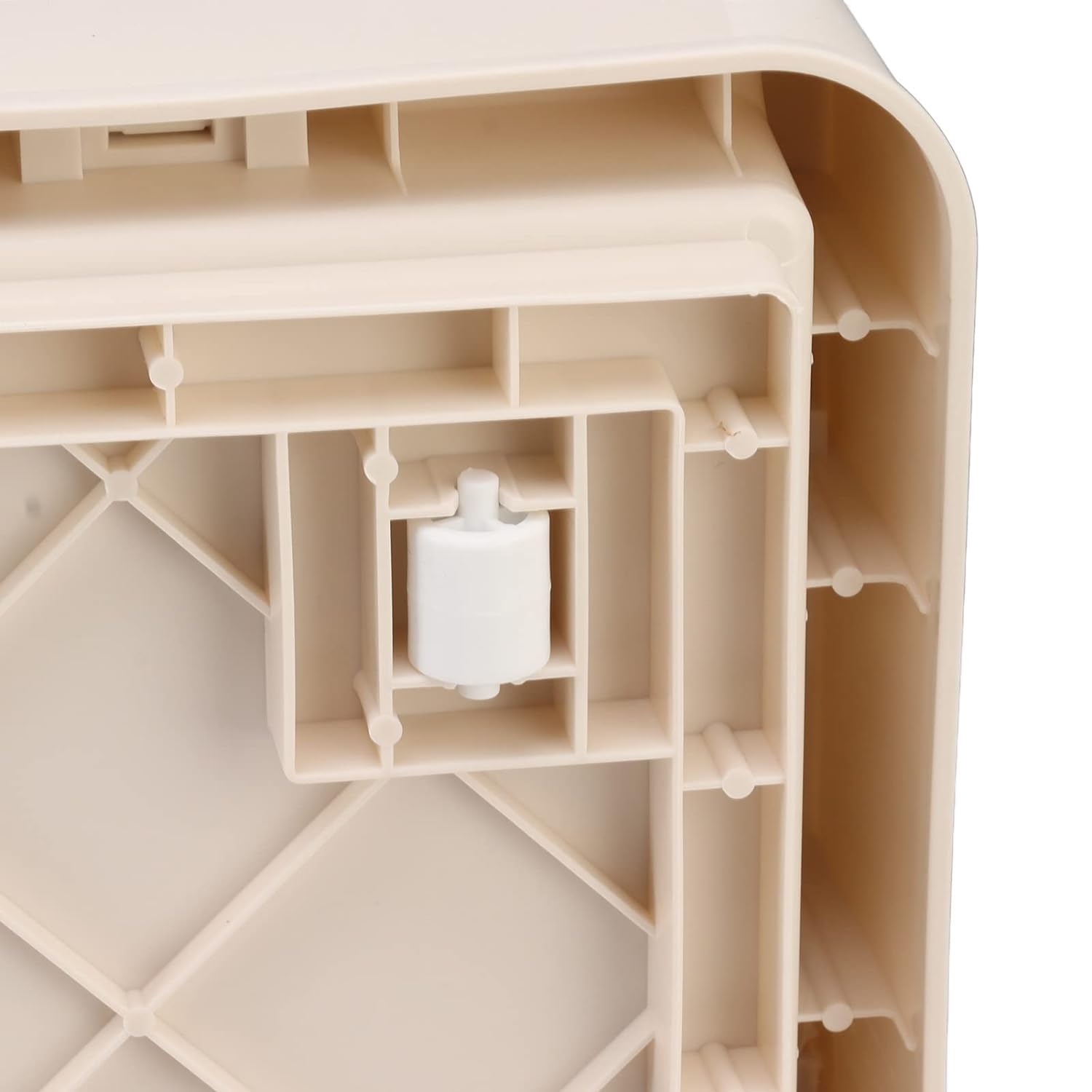 Oceano Scatola di Immagazzinaggio Pieghevole con Ruote e Doppia Apertura Contenitore Impilabile Plastica Robusta con Sportelli Trasparenti Organizer Salvaspazio per Vestiti Giocattoli 49x31x30cm 32l