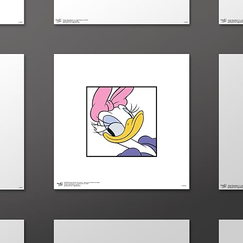 Miniatura 2 de Trends International Gallery Pops Disney Mickey and Friends - Arte de pared Happy Duck Expressions, versión sin marco, 12 x 12 pulgadas