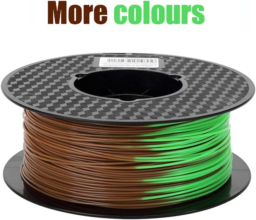 CC3D Color Change PLA Filament Purple Blue to Pink PLA Filament 1.75 mm 1KG 3D Printer Filament 2.2LBS Spool Heat Temp Color Changing Filament with Temperature PLA