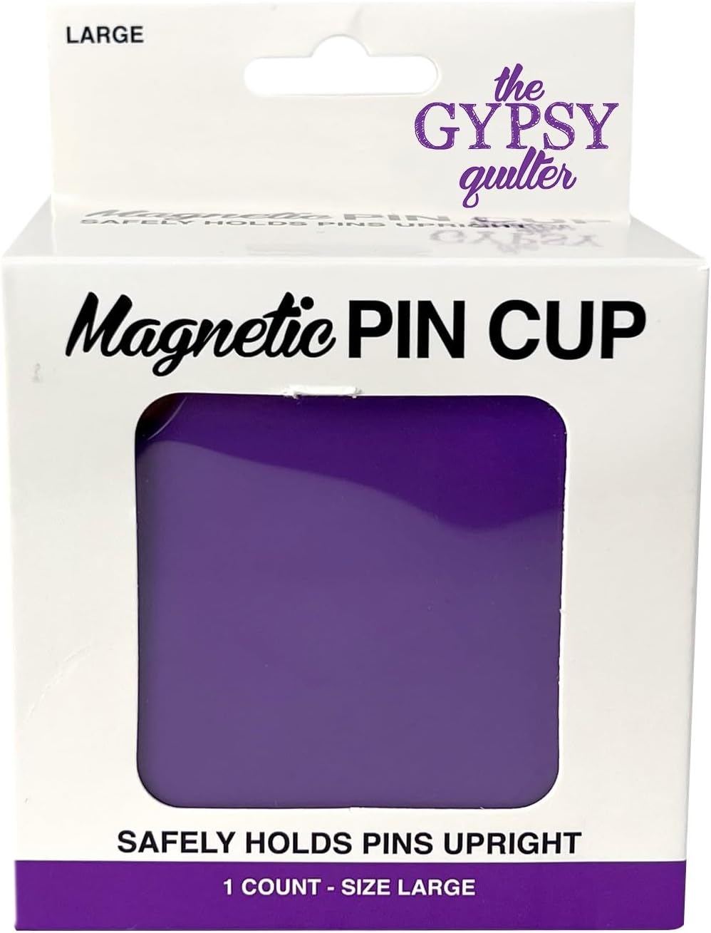 Magnetic Pin Cup Large Gypsy Purple