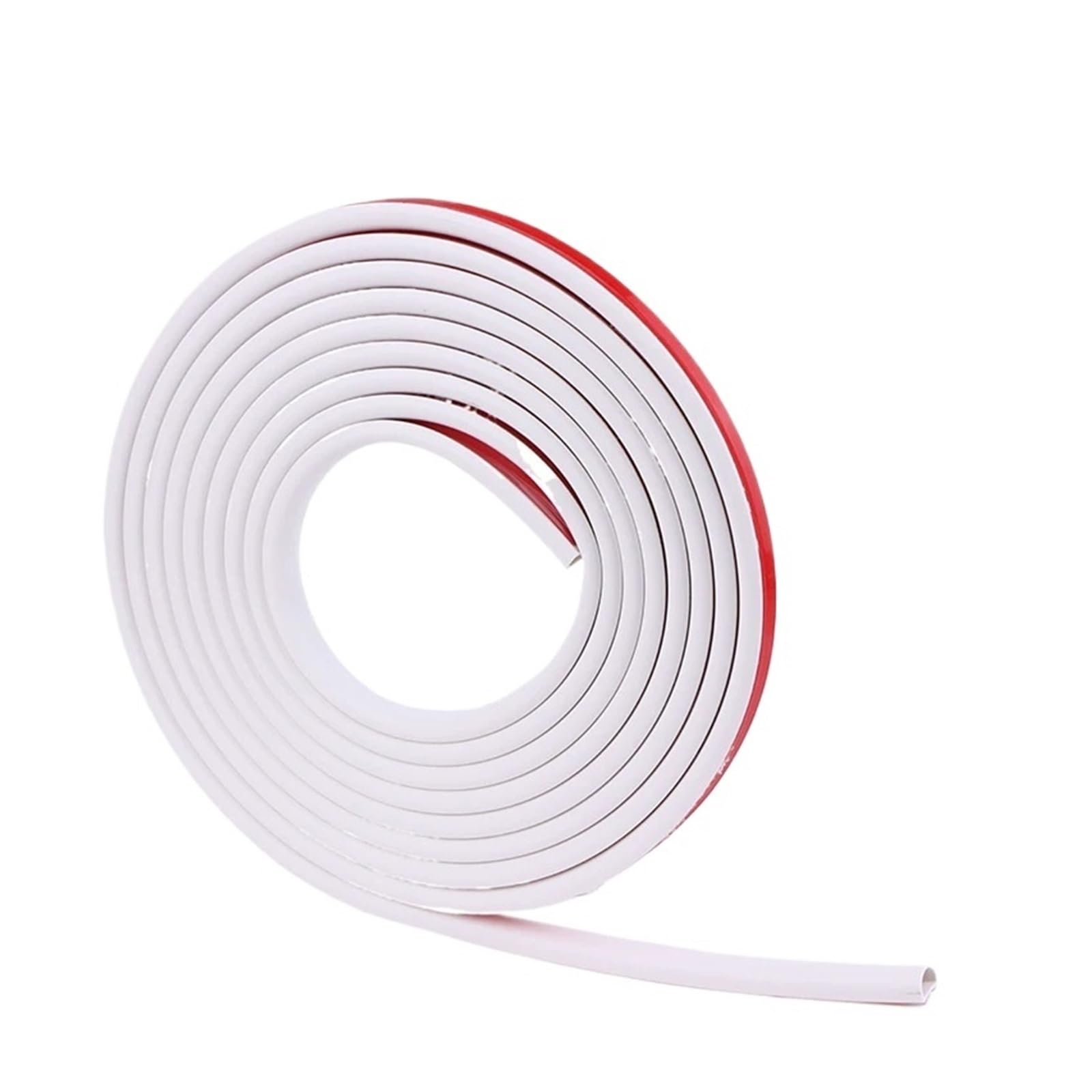 Canalina Passacavi Guaine di copertura for cavi da pavimento in PVC 3/5 metri Protezioni for flessibili for condutture elettriche Spegnicavi autoadesivi(5M Curved white)