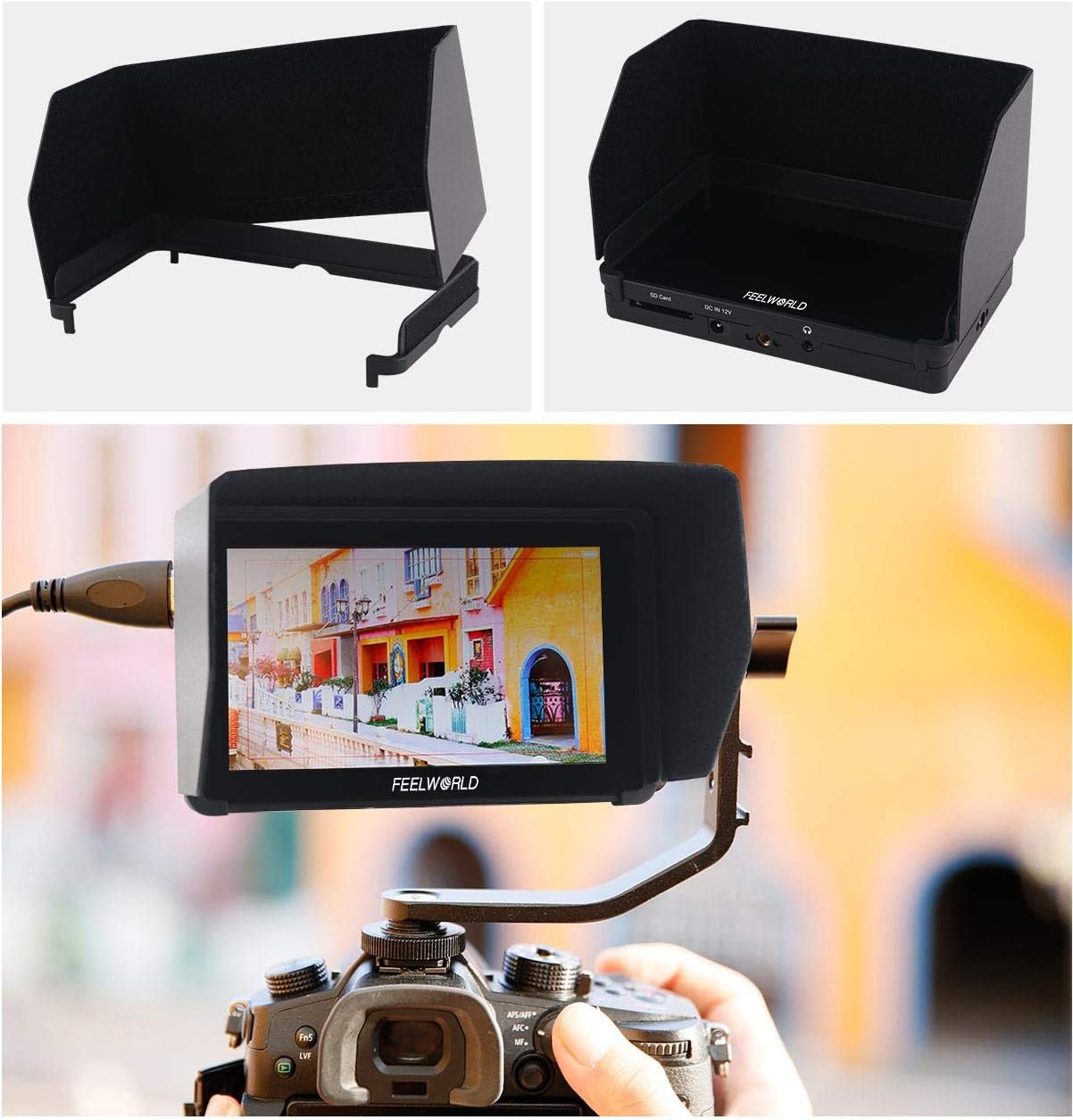 Frее Shірріng оƒƒеr Feelworld F6 Plus 5.5 Inch 3D LUT Touch Screen 4K HDMI Field Monitor with Histogram, Peaking, Embedded Audio, Exposure, False Color, Zoom, Pixel to Pixel for DSLR Cameras, Camcorders Amаzоn Crаzу 🔥 Dеаlѕ Feelworld F6 Plus 5.5 Inch 3D LUT Touch Screen 4K HDMI Field Monitor with Histogram, Peaking, Embedded Audio, Exposure, False Color, Zoom, Pixel to Pixel for DSLR Cameras, Camcorders