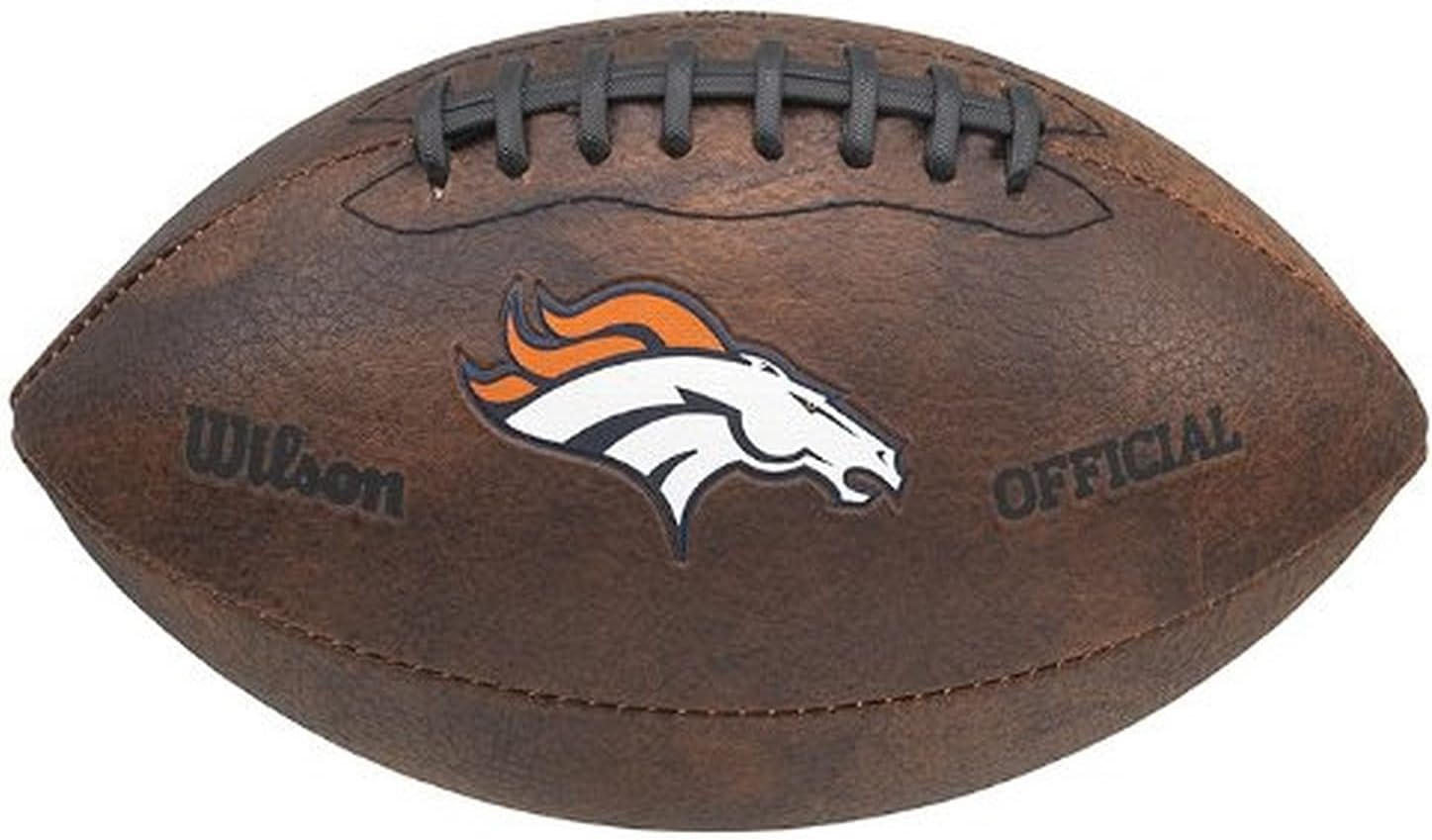 NFL Denver Broncos Color Logo Mini Football, 9-Inches
