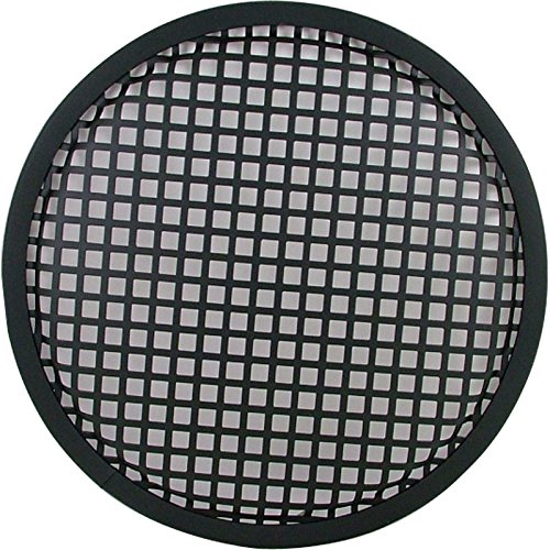 Speaker Grill - Flat Black, Diameter: 15 inch
