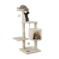 lionto Tiragraffi per Gatto Albero Tiragraffi Gatto Gioco Giocattolo Gatti Altezza 112 cm