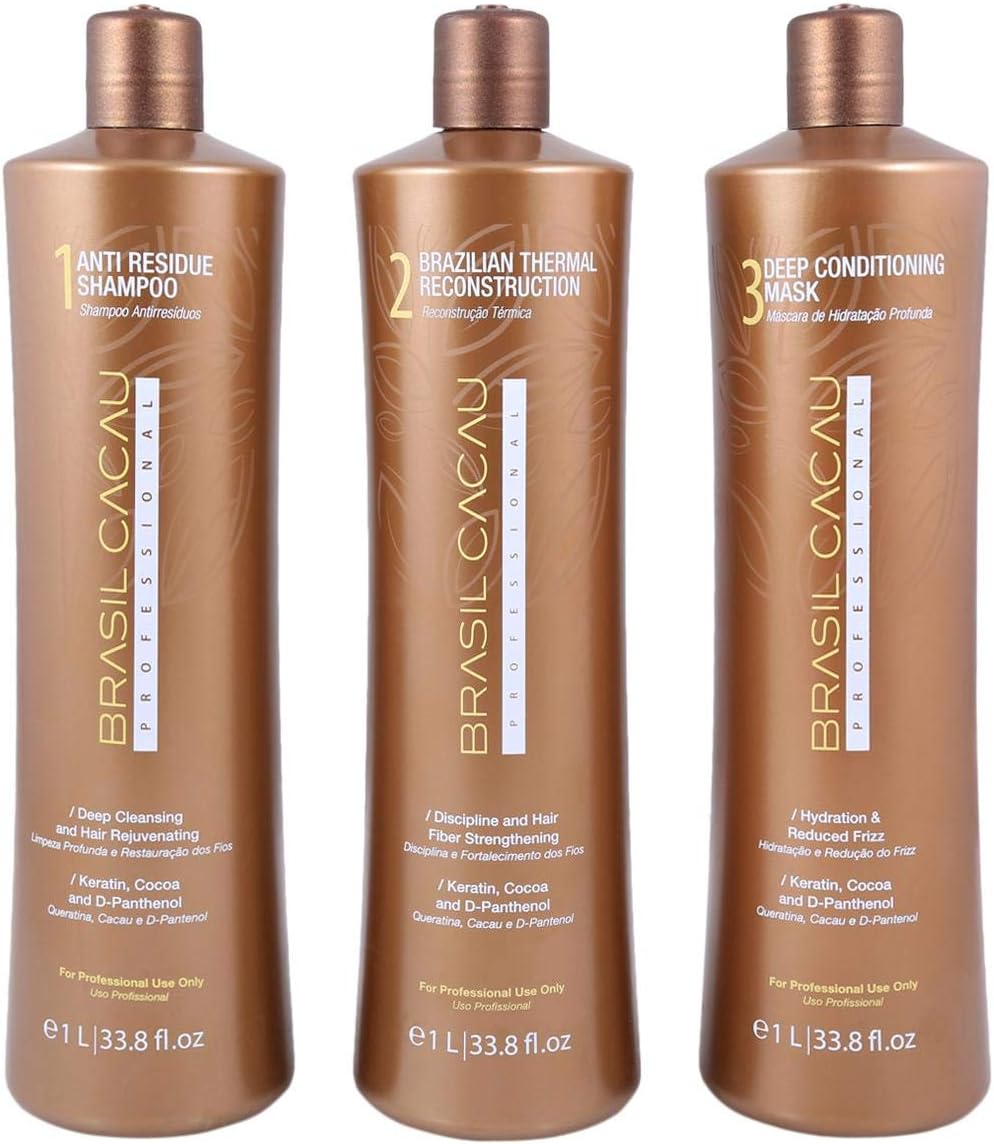 Hair Treatment Set of 3, 1L x 3
