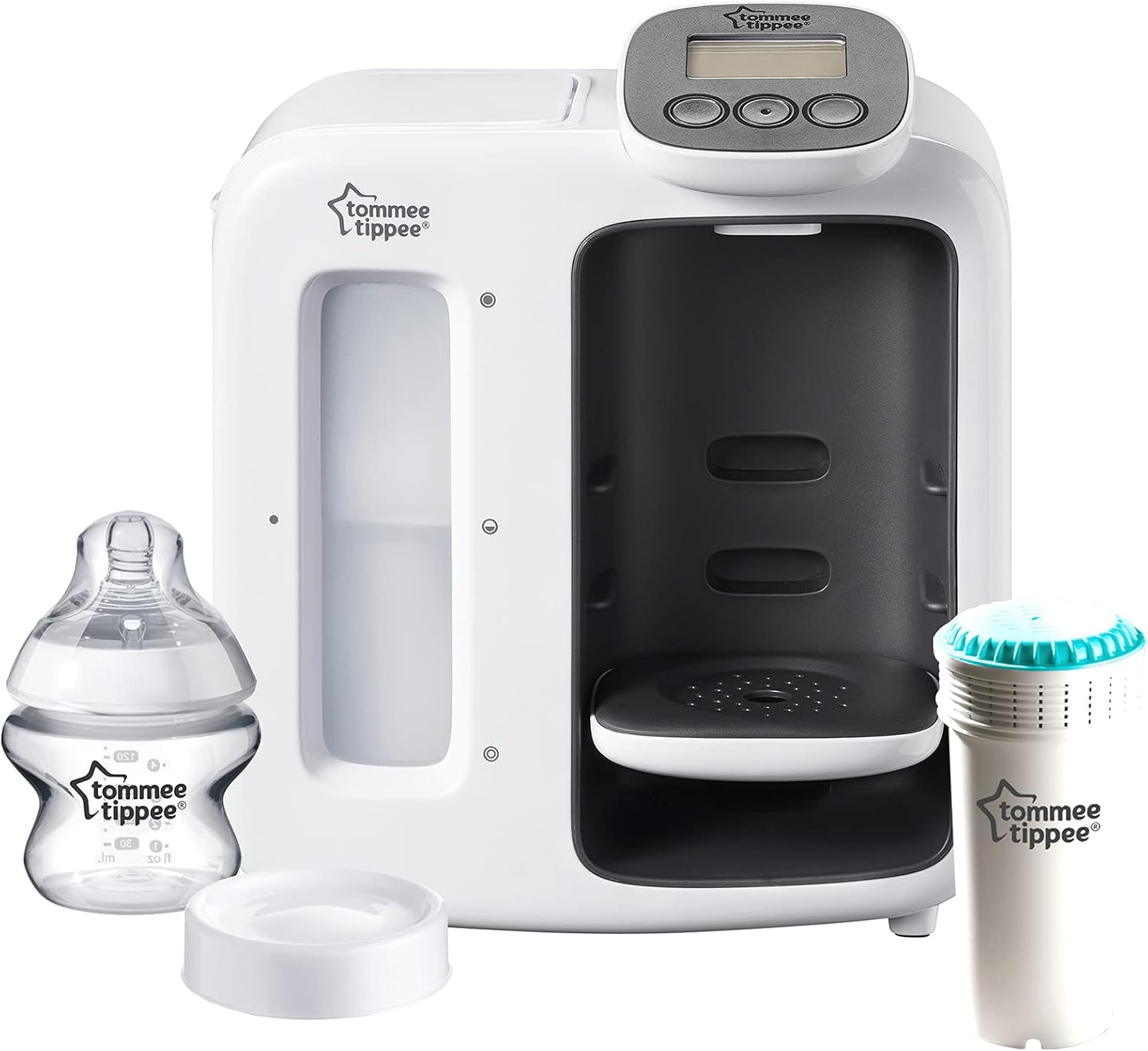 Tommee Tippee Perfect Prep Day and Night Machine Instant and Fast Baby Bottle Maker with Tommee Tippee Perfect Prep Day and Night Machine Instant and Fast Baby Bottle Maker with