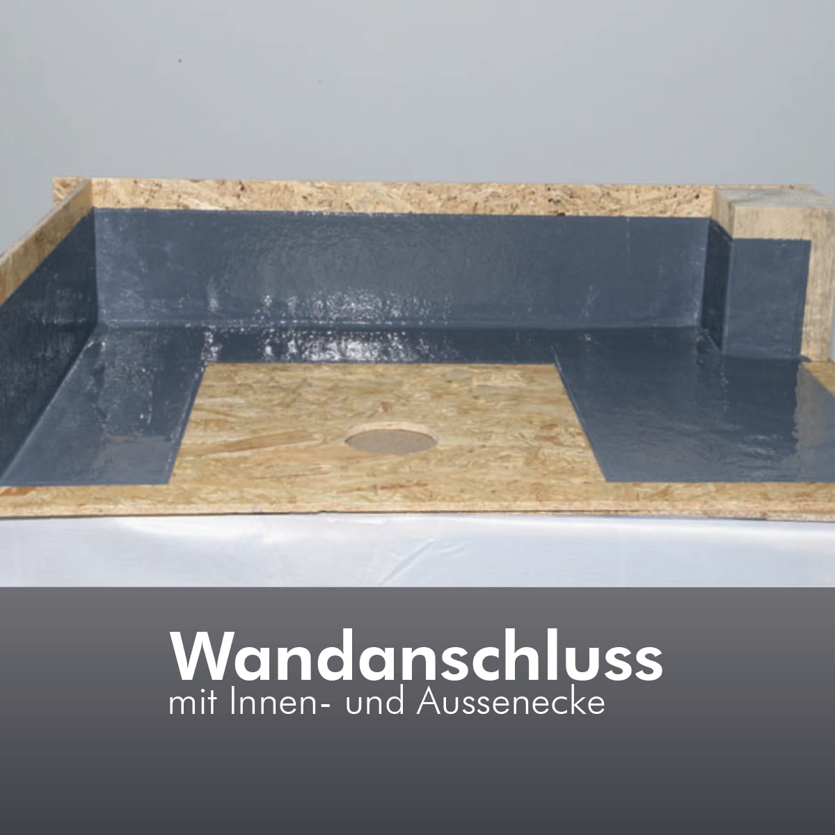 Enkopur 11619SG Enke Flüssigharz 4kg Silbergrau Dauerhafter Schutz vor Feuchtigkeit auf Dächern. Dachflächen, Balkone, Terrassen, Anschlüsse und Durchdringungen