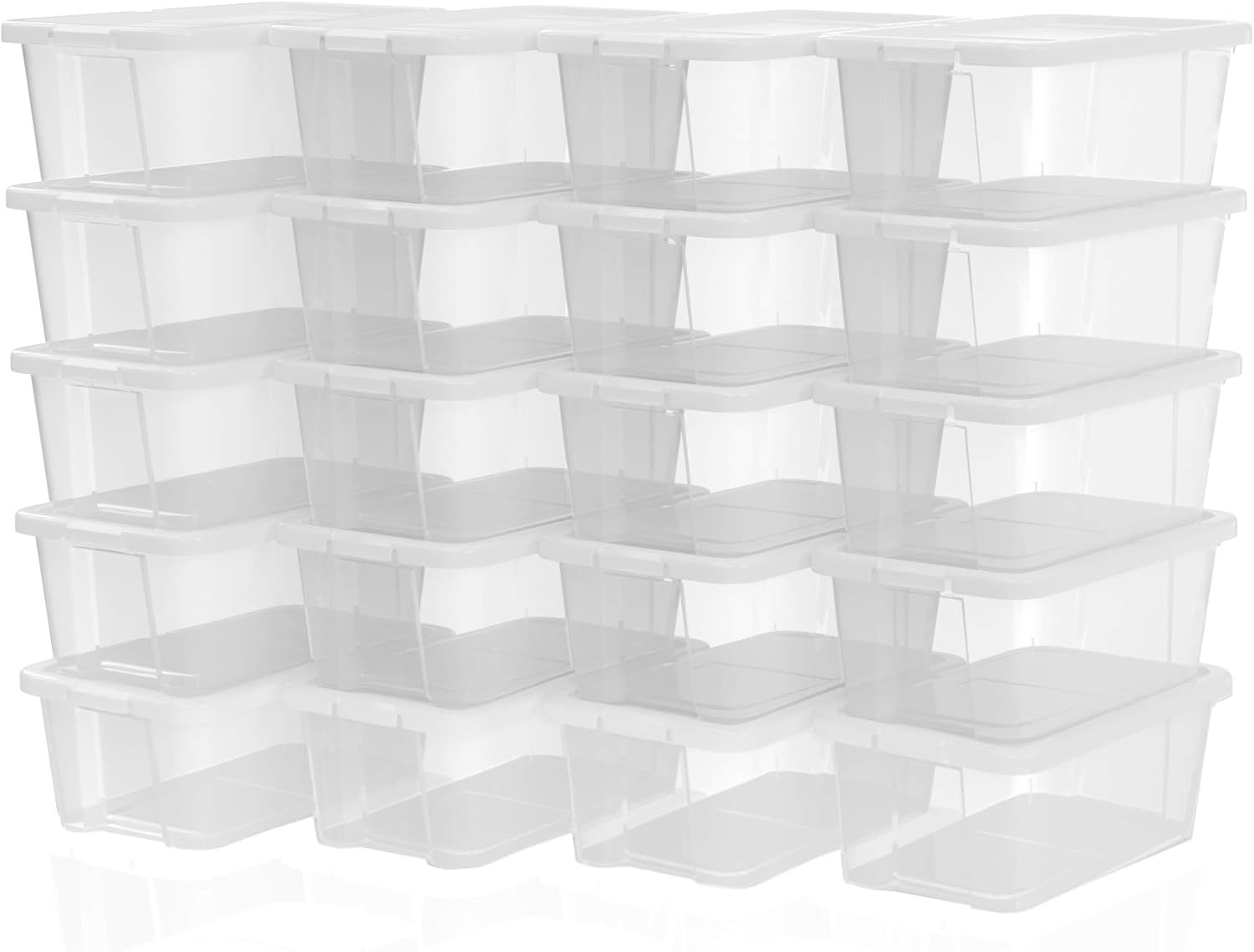 scatola di scarpe trasparenti per uomini