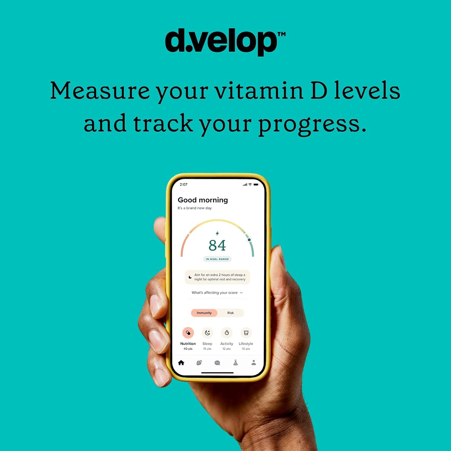 d.velop Vitamin D Supplements 2400 IU, 20 mcg – High Potency Vitamin D3 for Immune Support, Bone & Heart Health – 3X Faster & More Effective - Clinically Tested - Vitamin D Pills, 60 Count : Health & Household