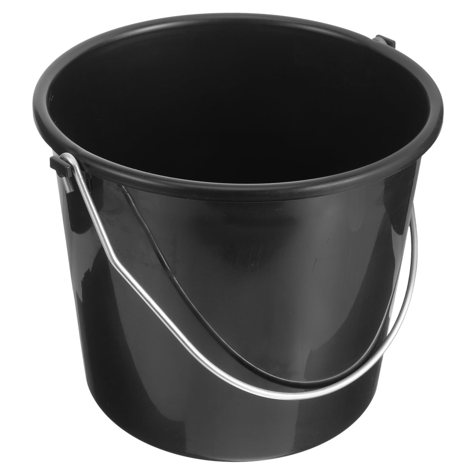 Cubo portátil de plástico para terneros de 8 litros con asa, contenedor multiusos para agua y piensos para ganado, suministros de granja y rancho, ideal para terneros y cuidado de animales