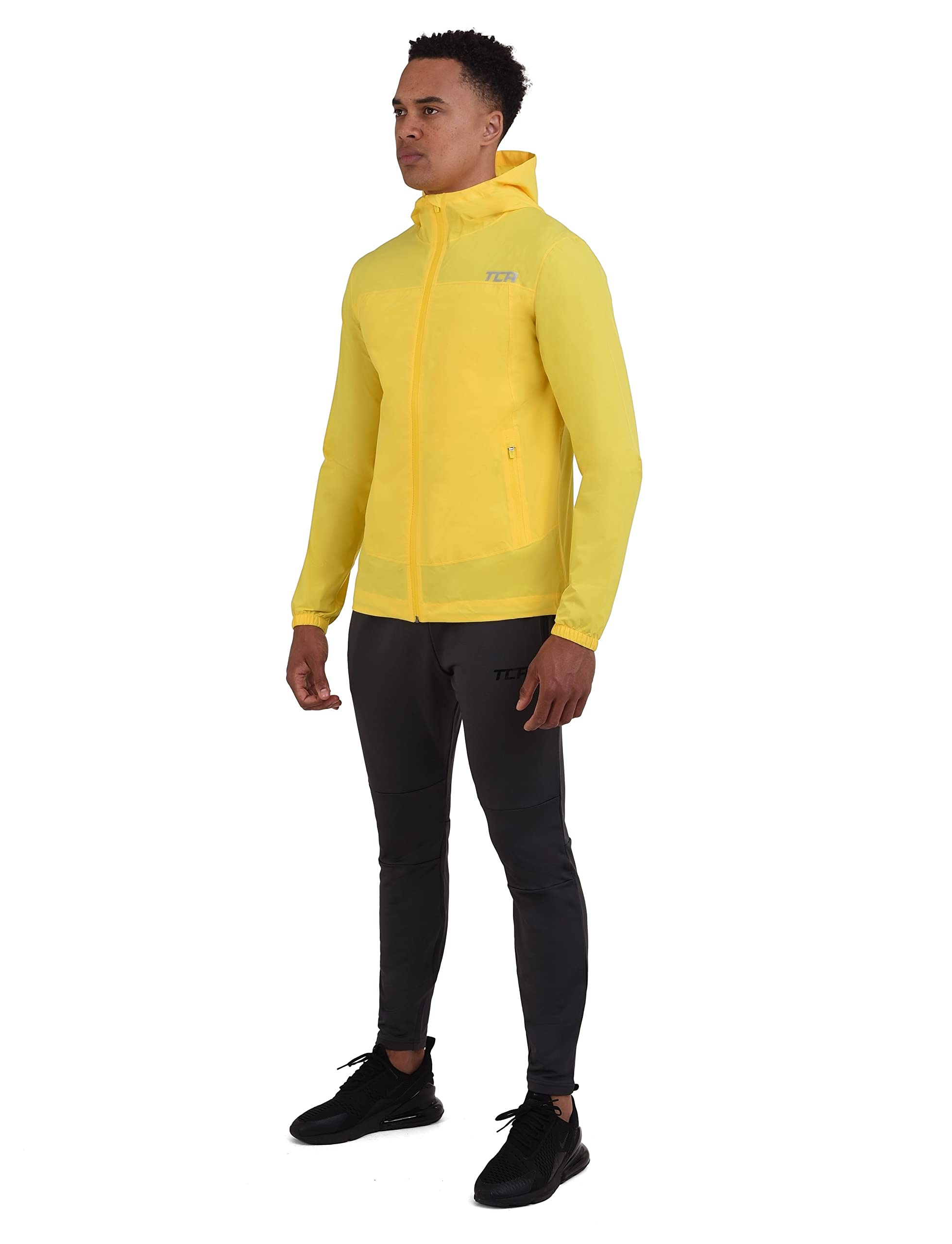 TCA AirLite 2.0 Veste de Course Imperméable pour Homme avec Poches Zippées