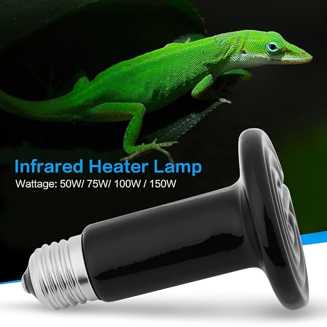 Foto 3 de 6 de Emisor de cerámica infrarrojo de 7,5x10,5 CM, luz de calor para mascotas