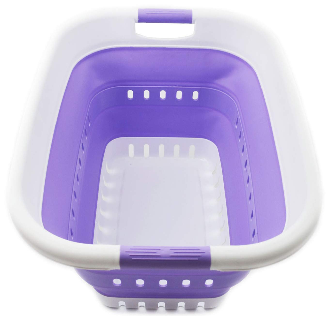 Buy SAMMART 37L (9.77 Gallon) Collapsible Plastic Laundry Basket