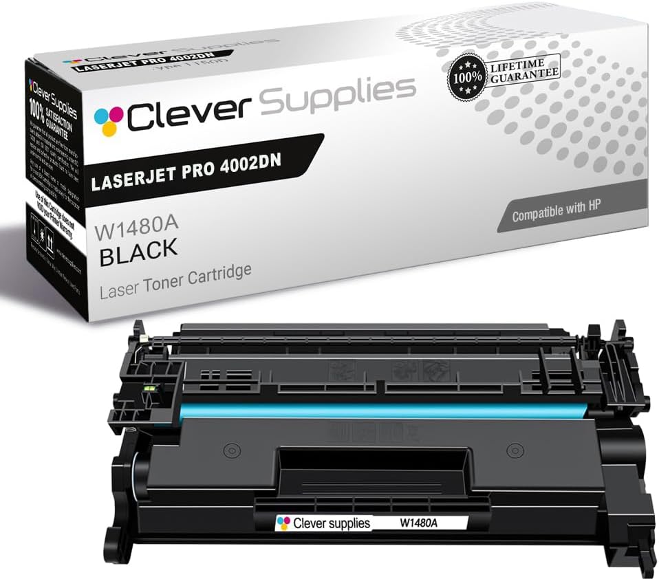 CS Replacement Compatible with HP PRO 4002DN Toner Cartridge W1480A to use with PRO 4001DN 4001DW 4002DN 4101FDN 4101FDW (Black, 1-Pack)
