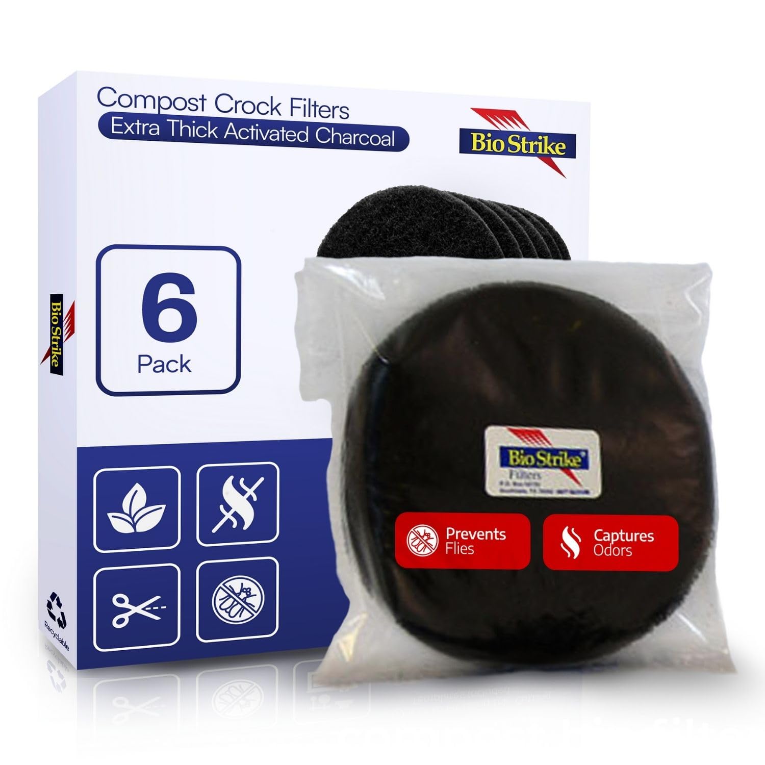 Amazon.com: BioStrike -Activated Carbon Filter Odor Absorbers for