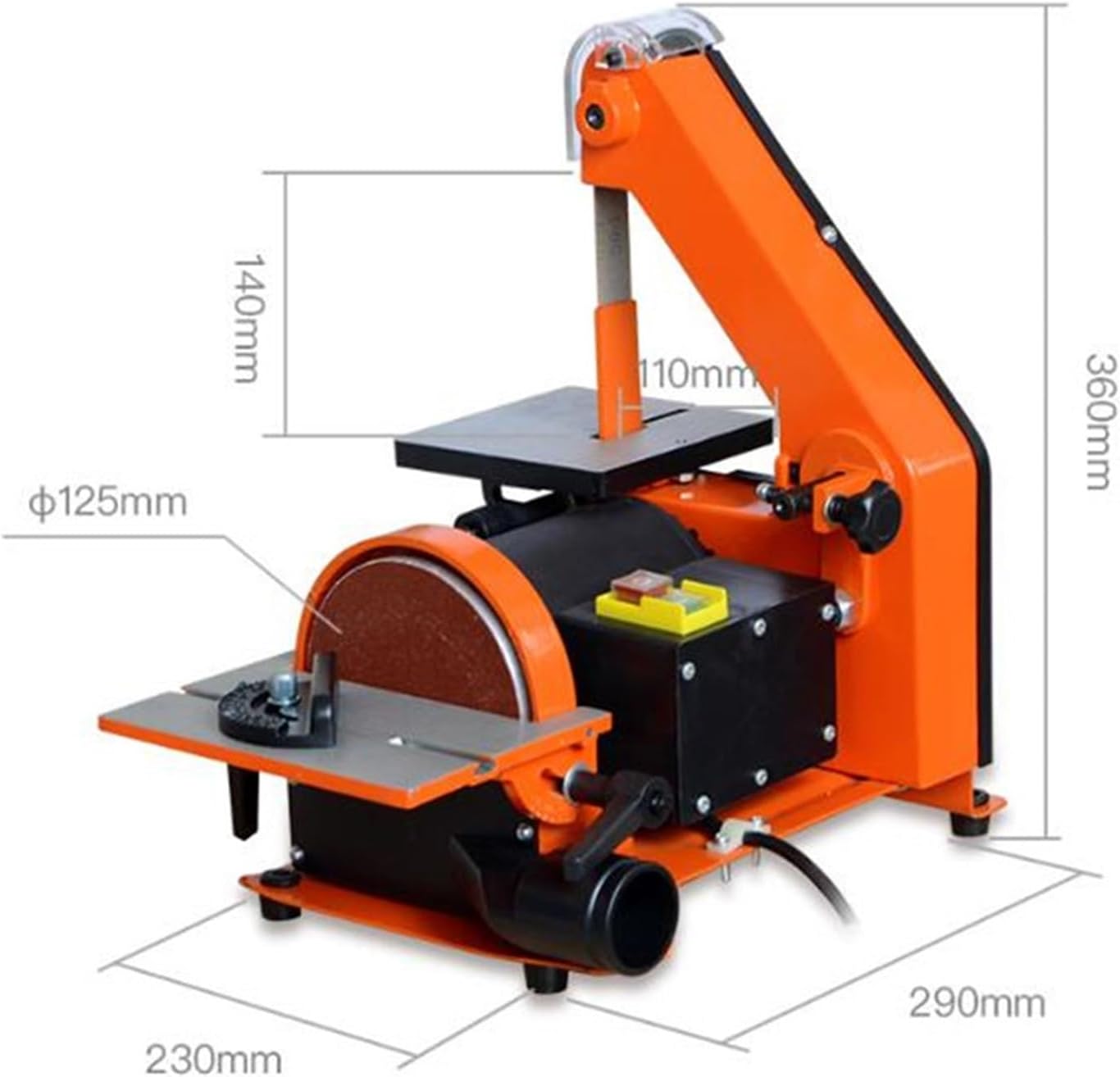 Sander, Polisher Belt Sander Metal Grinding Polisher Sanding Machine Woodworking 350W Copper Motor Knife Grinder Multi-angle Chamfering Machine