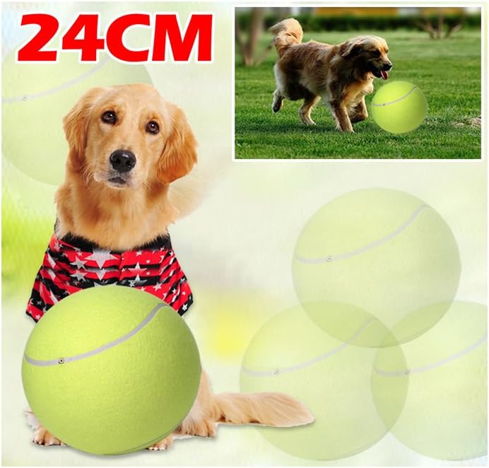 Universalwant 24CM Big Giant Pet Dog Puppy Tennis Ball