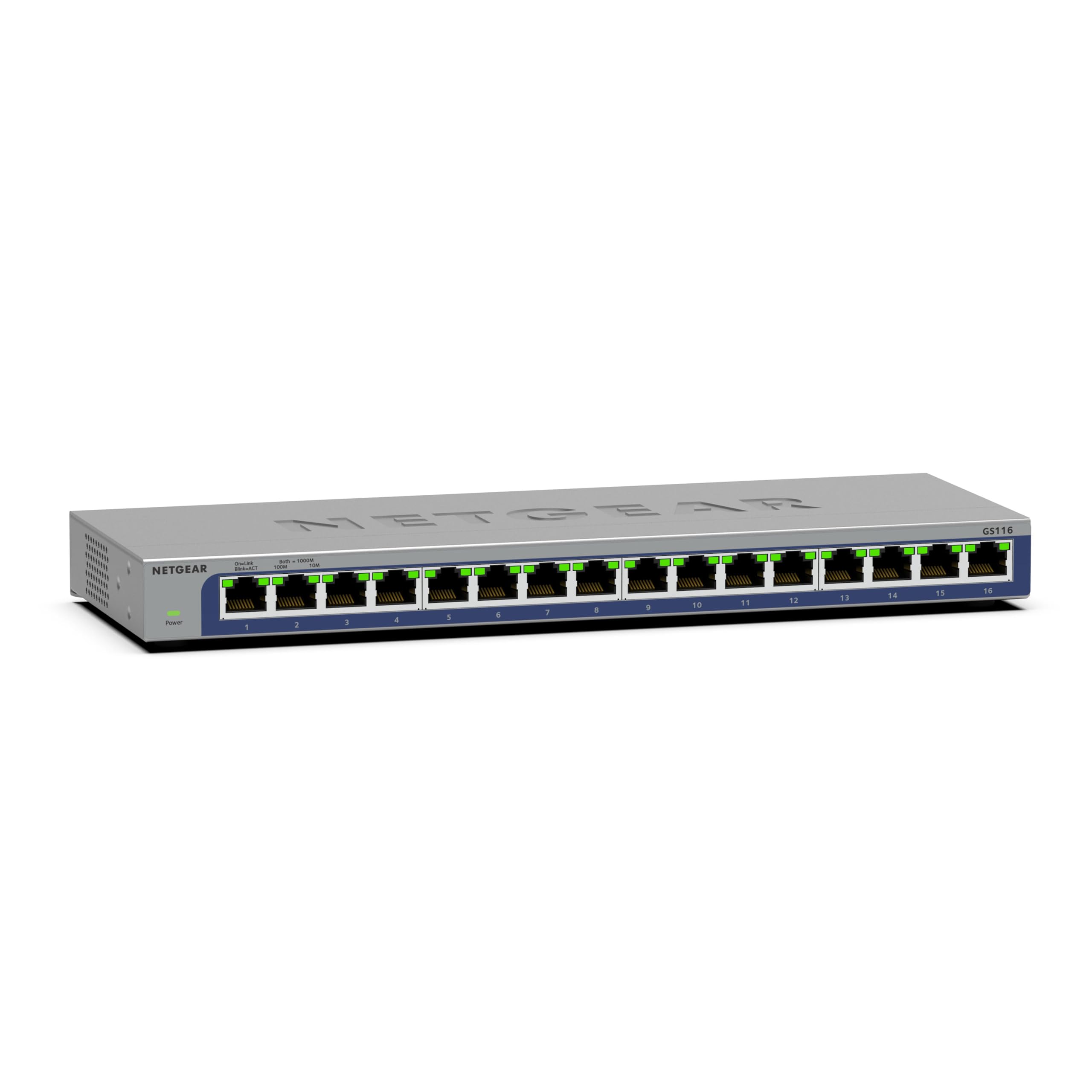 【新品未開封】NETGEAR 16ポート スイッチングハブ GS116 NETGEAR 16-Port Gigabit Ethernet Unmanaged Switch (GS116NA
