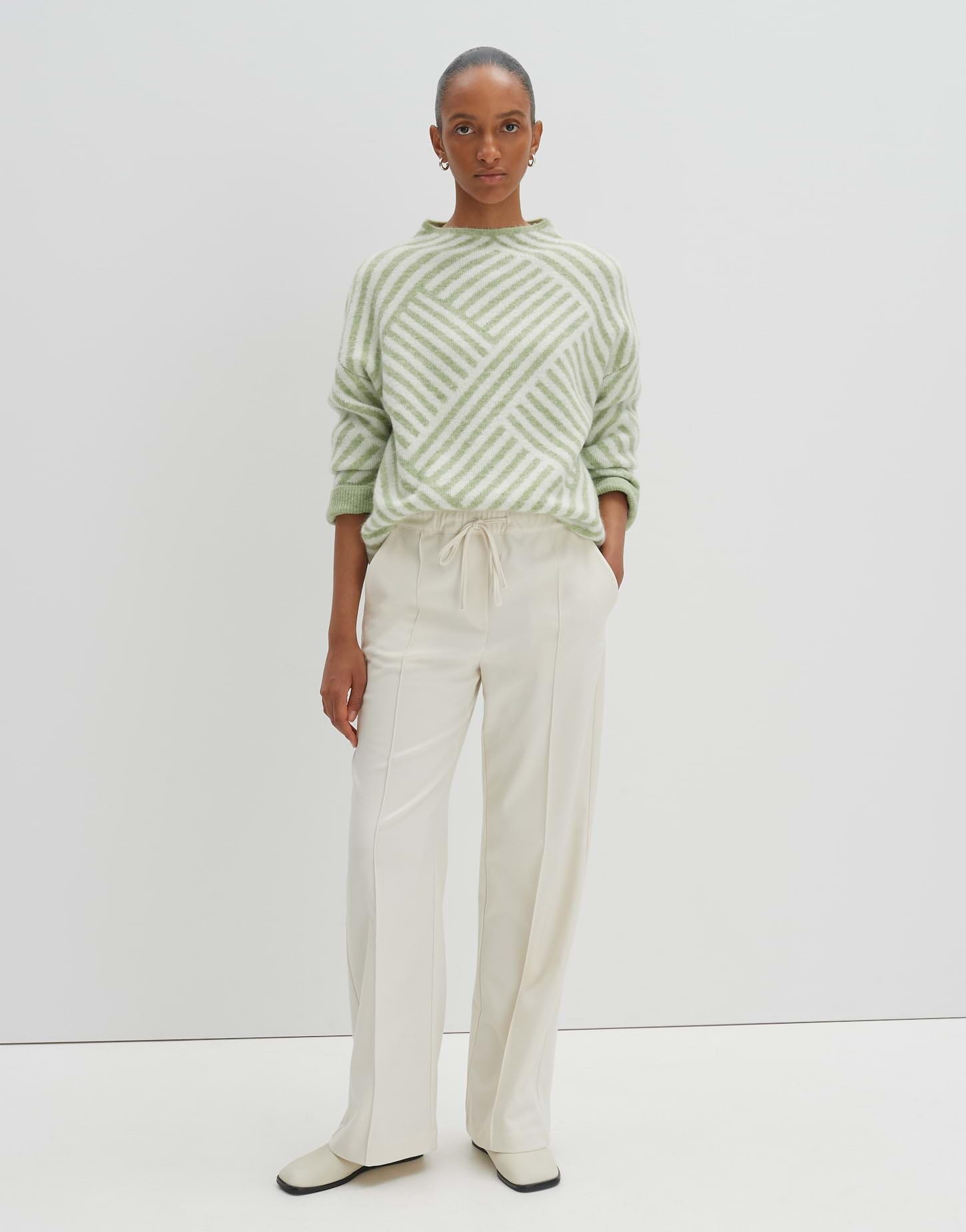 someday Sweter damski | sweter z dzianiny Tonica Loose z wełną i moherem