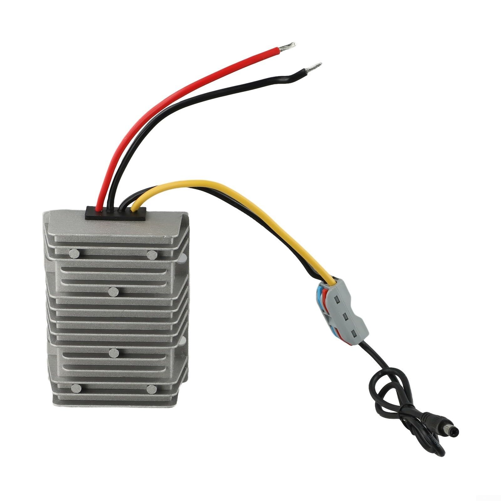 Convertitore di tensione DC Regolatore di tensione in lega di alluminio modulo booster impermeabile con cavo CC per auto camper barca 12 V 57 V 5 A 285 W