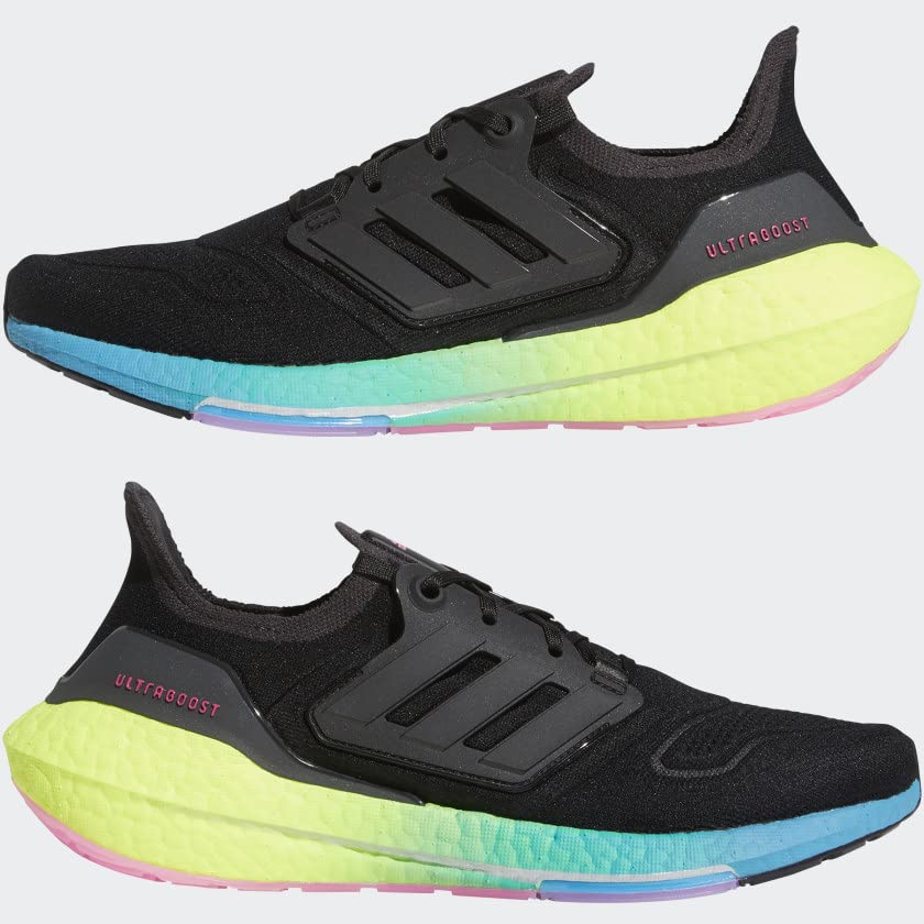 Image of adidas Ultraboost 22 Shoes Men's, Black, Size 7