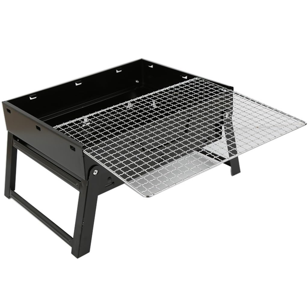 Barbacoa de carbón portátil para jardín y terraza exterior