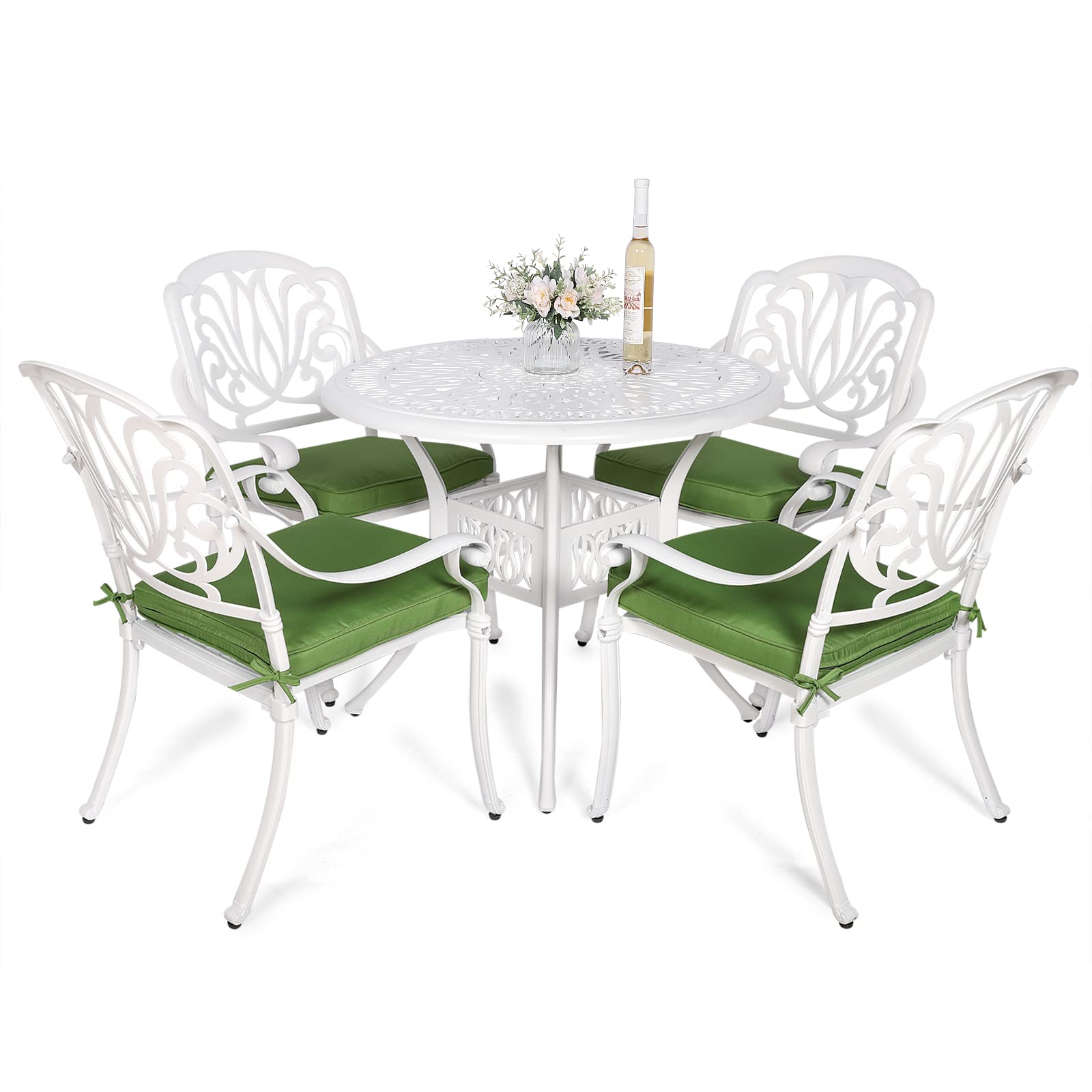 VIVIJASON 5-Piece Patio Furniture Dining Set