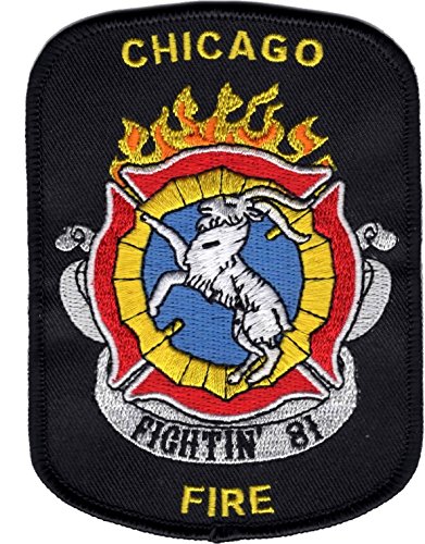 feuer1 Chicago Fire Fightin`81 Écusson 8,4 x 11,5 cm