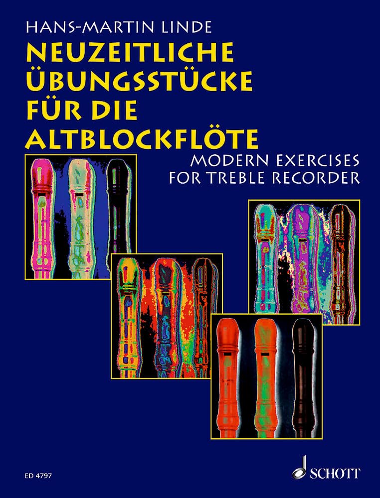 Modern Exercises for Treble Recorder partition flûte à bec