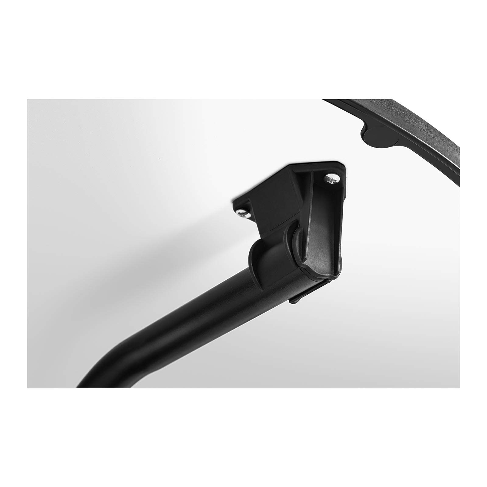 Royal Catering Mange-Debout Mange Debout Table Haute Bistrot Bistro Bar Ronde RC-BIS70FB (ø 70 cm, Hauteur de 110 cm, Pliante, Pieds Réglables, Acier Et Contreplaqué Revêtu De Plastique, Noir)